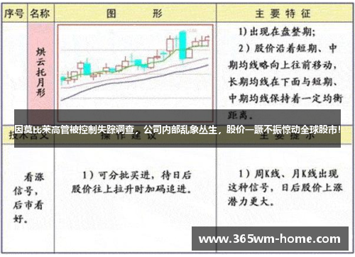 因莫比莱高管被控制失踪调查，公司内部乱象丛生，股价一蹶不振惊动全球股市！